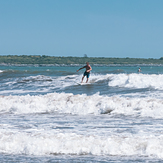 Surfing at Second Beach, Sachuest Beach (2nd Beach)