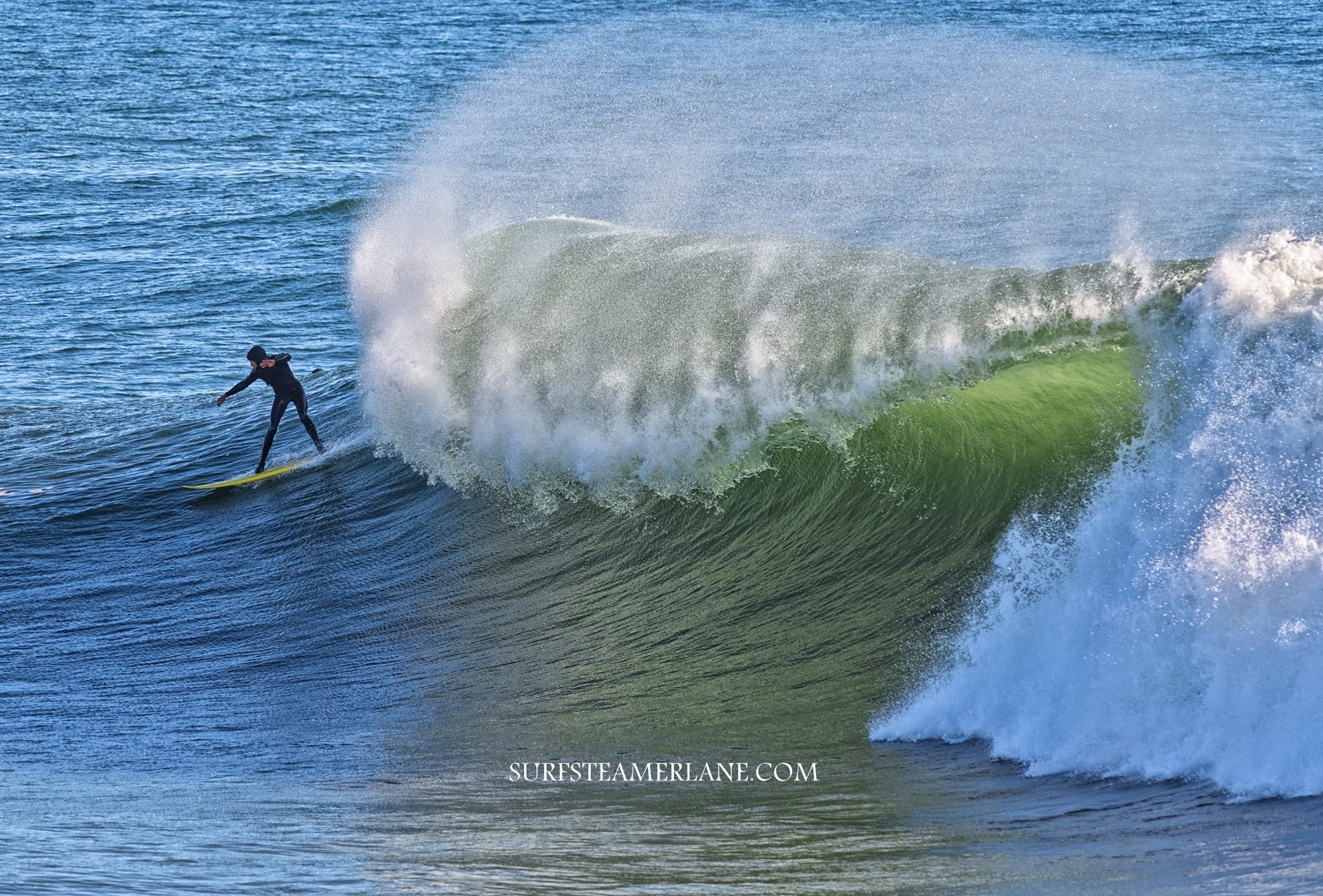 Out front, Steamer Lane-Middle Peak