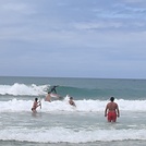 1 meter wave surfing at Paredes da Vitória, Praia Paredes