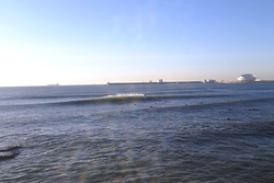 A good surf day!  at Matosinhos beach. photo