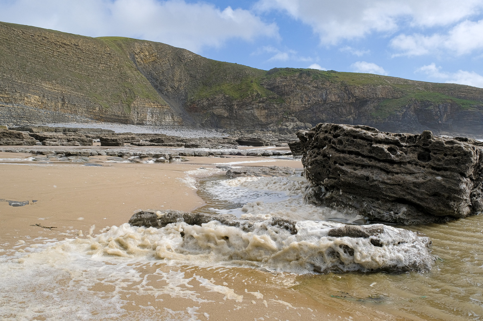 Foam at Southerndown