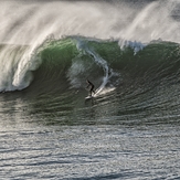 Big wave, Steamer Lane-Middle Peak