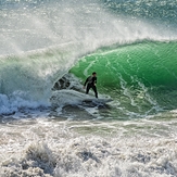 Beach Break surfing, Steamer Lane-The Slot