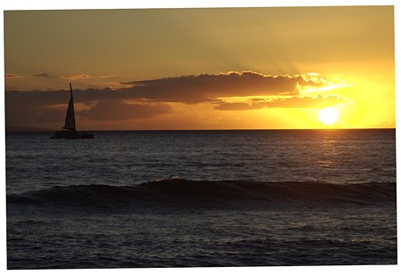 Ka'anapali Point surf break