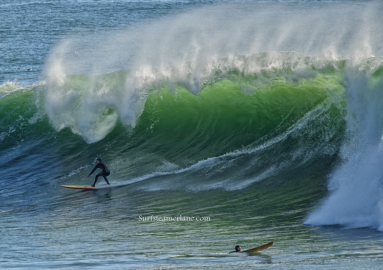 Middle Peak surfing, Steamer Lane-Middle Peak