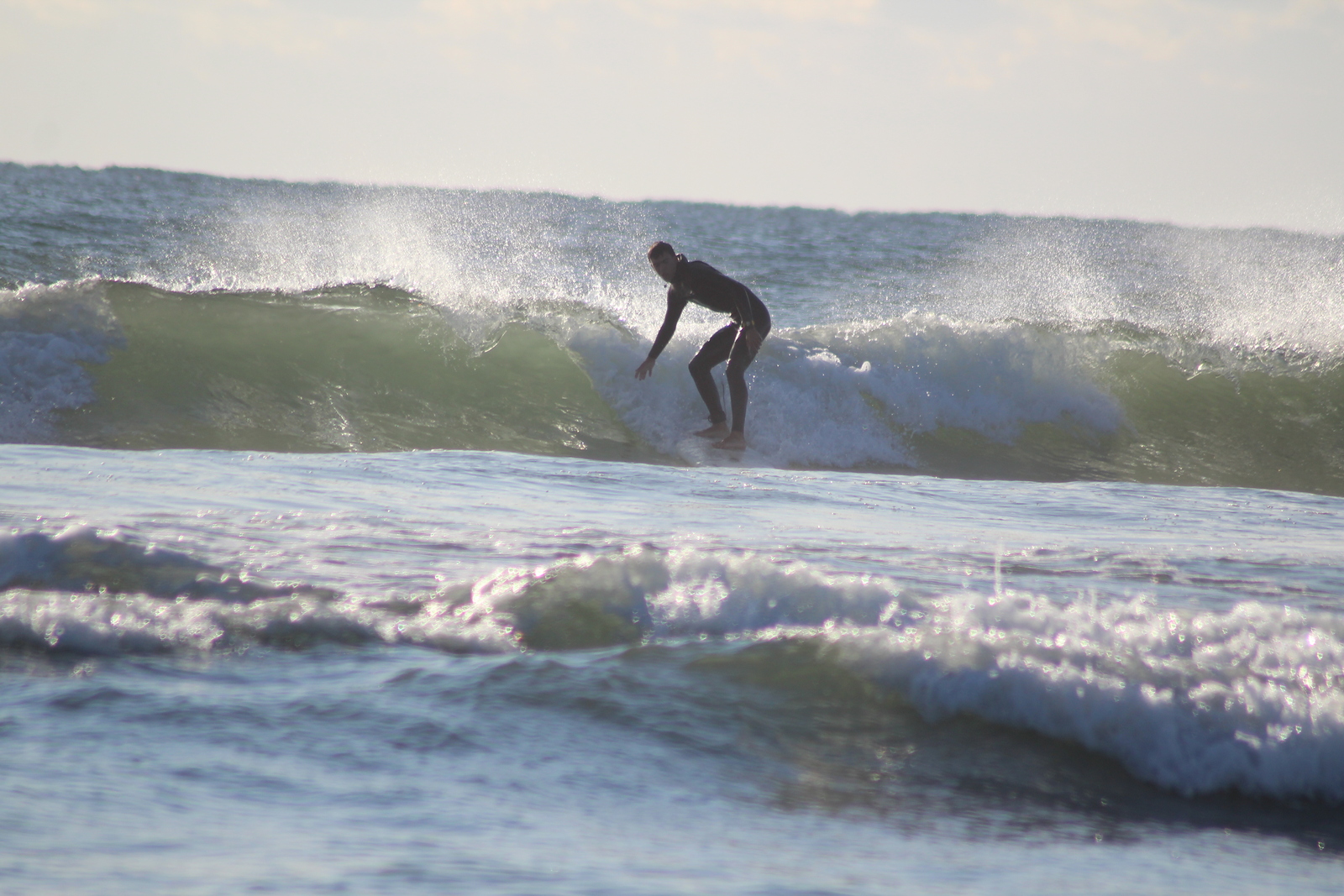 Nice clean right, Jenness Beach