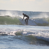 Nice clean right, Jenness Beach