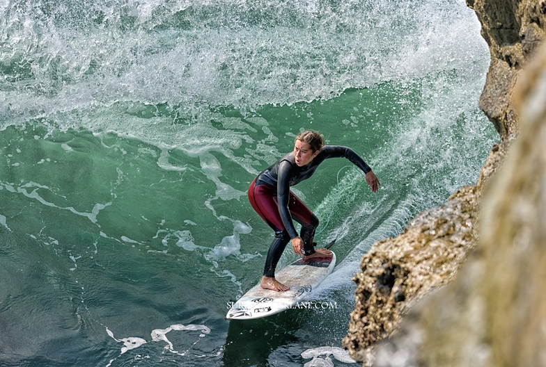 Running the Slot, Steamer Lane-The Slot