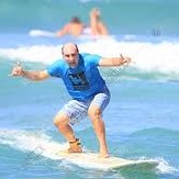 Baul D. hitting up the waves at the Kihei Cove