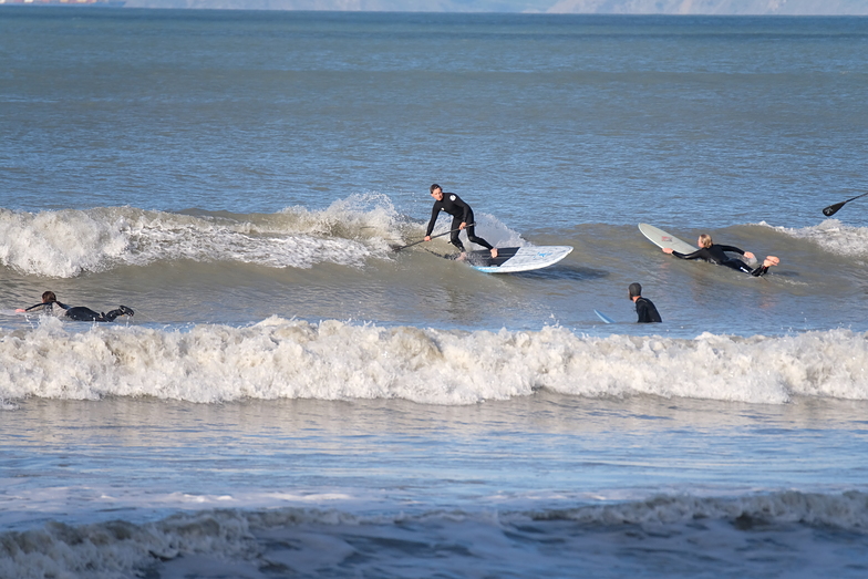 André  making the most of small Ruby Bay waves