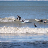 André  making the most of small Ruby Bay waves