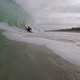 Me getting barreled at boomer beach