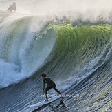 big barrel, Steamer Lane-The Point