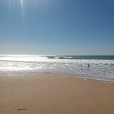 Offshore muy fuerte con 2m., Playa El Palmar