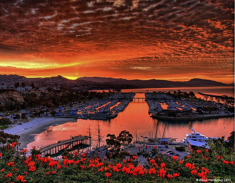 Sunrise in Dana Point Harbor