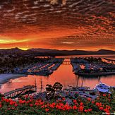Sunrise in Dana Point Harbor