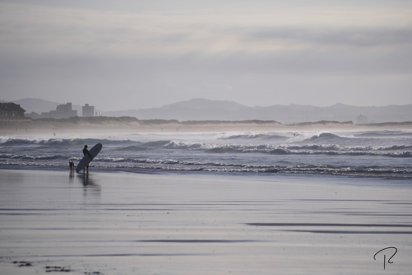 Observando, Playa de Somo