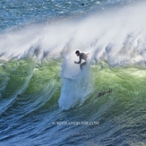 Windy day, Steamer Lane-Middle Peak