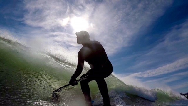 In the pocket, Narragansett Town Beach