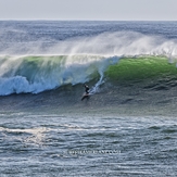 Surfing Middle Peak, Steamer Lane-Middle Peak