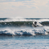 Dropping in, Baker s Beach