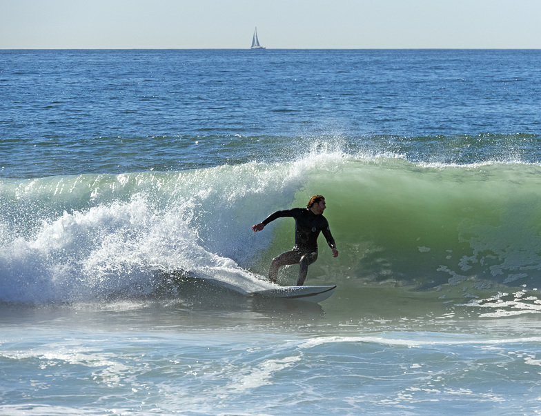 Nice wave!, El Porto Beach