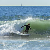 Nice wave!, El Porto Beach