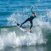 Showing off, San Buenaventura State Beach