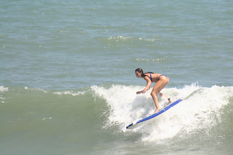 foam board fun, Surf City Pier