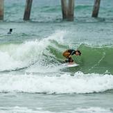 liam ducks for one, Pensacola Beach Pier