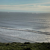 Powerful swell, Southerndown