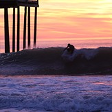 Kyle taking off, The Inlet and Pier