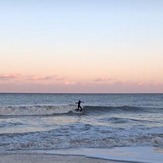 Fred 'spaghetti arms' Preston surfs Essex after big northerly, Walton-On-The-Naze