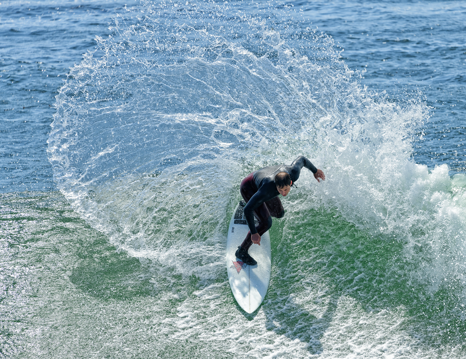 Top Turn, Steamer Lane-The Point