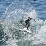 Power top turn, Steamer Lane-The Point