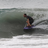 Drop knee at chinchorro beach, El Chinchorro (Red Beach)