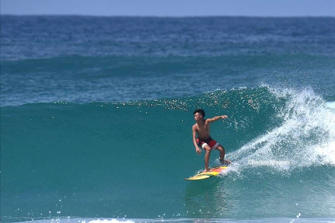 Local surfer, Kudat (Pantai Kosuhui)