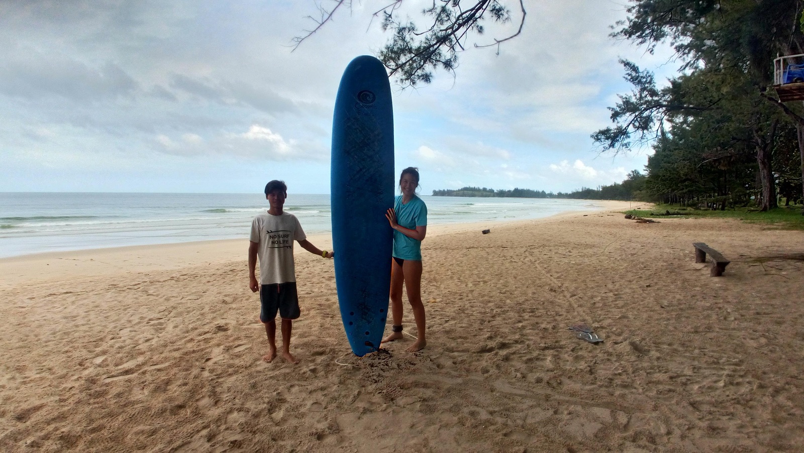Surf lesson, Kudat (Pantai Kosuhui)