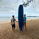 Surf lesson, Kudat (Pantai Kosuhui)