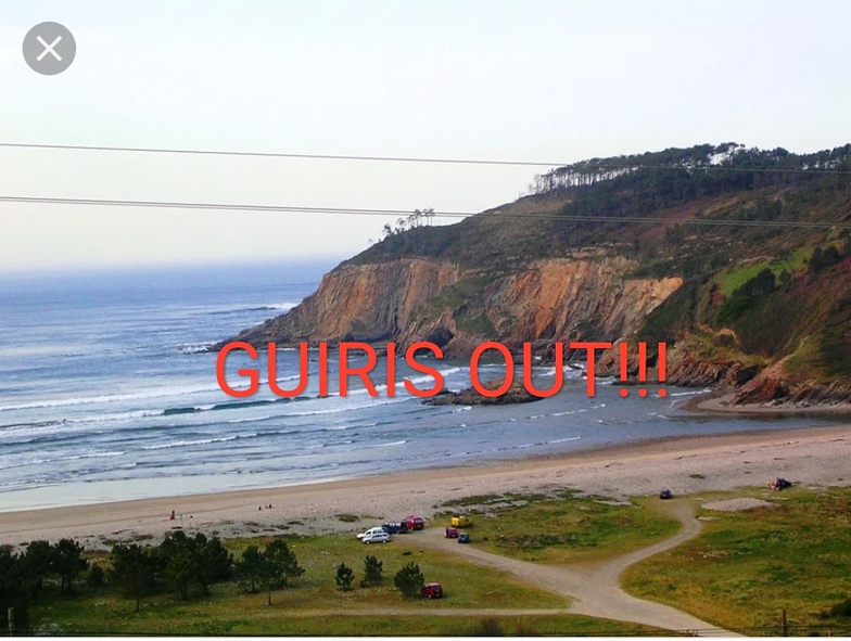 Guiris out, Playa de Cueva