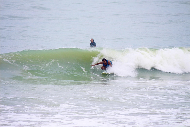 on small berrel, Tengah Beach (Bank Negara)