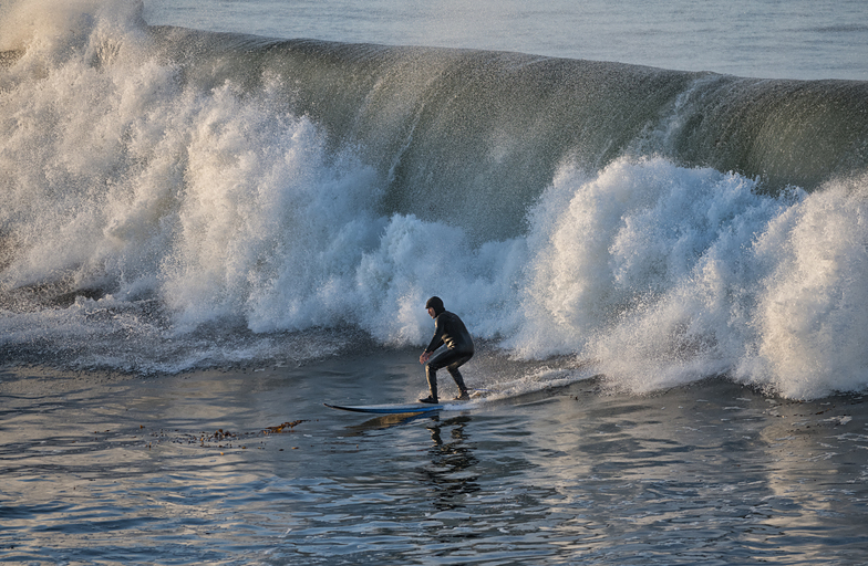 Early surfing, Steamer Lane-Middle Peak