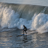 Early surfing, Steamer Lane-Middle Peak