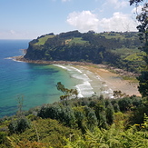 Playa España from the cliff., Playa de Espana