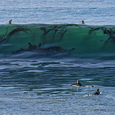 More kelp in the water, Steamer Lane-The Point