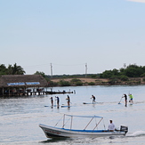 Barra de Nacida paddle board, Barre de Navidad