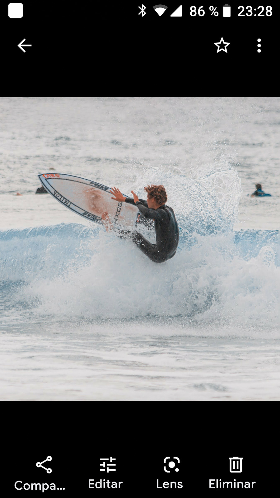 Surf en Xagò, Playa de Xago