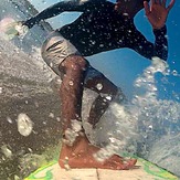 Local surfer, Playa Novillero