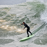 Surfing the Point, Steamer Lane-The Point