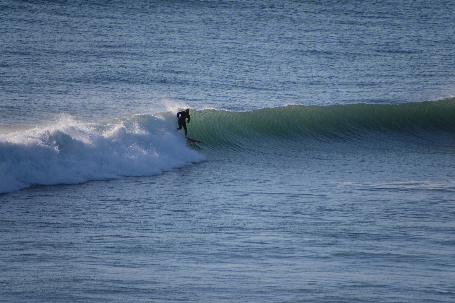 Day 2 of a small long period swell near Anatori., Anatori River